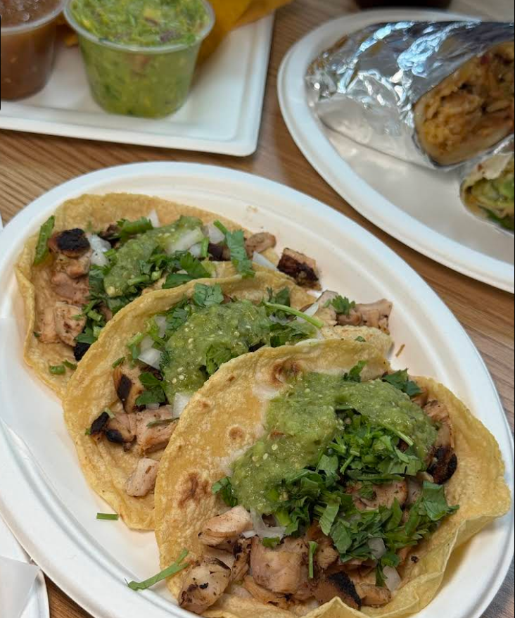 Authentic al pastor trompo at Tacos El Carnalito